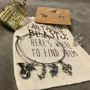 Fantastic Beasts Themed Jewelry Set